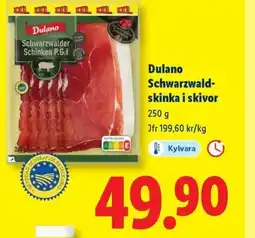 Lidl Dulano Schwarzwald- skinka i skivor erbjuda
