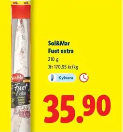 Lidl Sol&Mar Fuet extra erbjuda