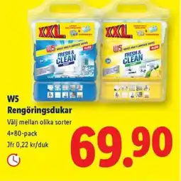 Lidl W5 Rengöringsdukar erbjuda