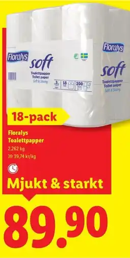 Lidl Floralys Toalettpapper erbjuda