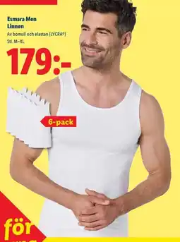Lidl Esmara Men Linnen erbjuda