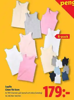 Lidl Lupilu Linne för barn erbjuda