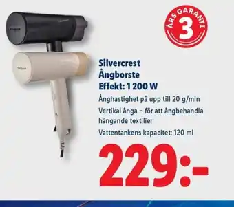 Silvercrest Ångborste