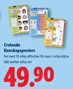 Lidl Crelando Kunskapsposters erbjuda