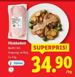 Lidl Fläskkotlett erbjuda