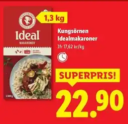 Lidl Kungsörnen Idealmakaroner erbjuda