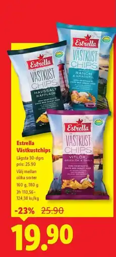 Lidl Estrella Västkustchips erbjuda