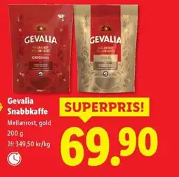 Lidl Gevalia Snabbkaffe erbjuda