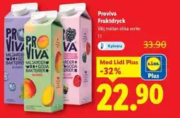 Lidl Proviva Fruktdryck erbjuda