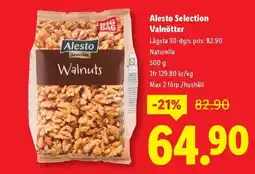 Lidl Alesto Selection Valnötter erbjuda