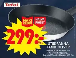 ICA Maxi TEFAL Stekpanna jamie oliver erbjuda