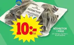 ICA Maxi ICA Rödbetor i påse erbjuda