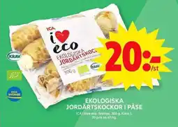 ICA Maxi ICA Ekologiska jordärtskockor i påse erbjuda