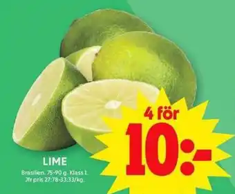 ICA Maxi Lime erbjuda
