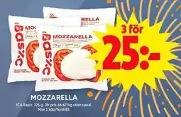 ICA Maxi ICA Mozzarella erbjuda