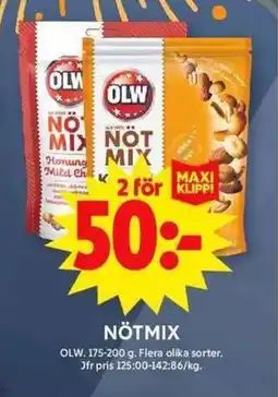 ICA Maxi OLW Nötmix erbjuda