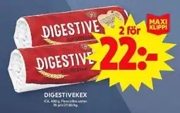 ICA Maxi ICA Digestivekex erbjuda