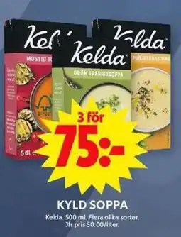 ICA Maxi KELDA Kyld soppa erbjuda