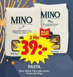 ICA Maxi MINO Pasta erbjuda