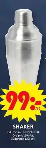 ICA Maxi ICA Shaker erbjuda