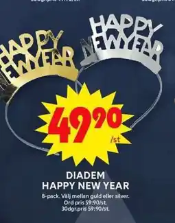 ICA Maxi Diadem happy new year erbjuda