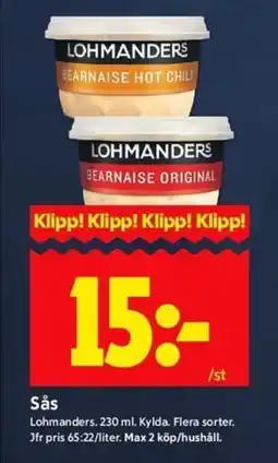 ICA Kvantum LOHMANDERS Sås erbjuda