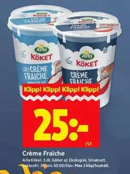 ICA Kvantum ARLA Crème fraiche erbjuda