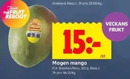 ICA Kvantum ICA Mogen mango erbjuda