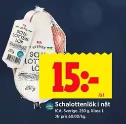 ICA Kvantum ICA Schalottenlök i nät erbjuda