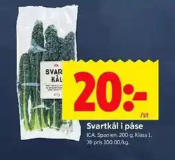 ICA Kvantum ICA Svartkål i påse erbjuda