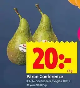 ICA Kvantum ICA Päron conference erbjuda