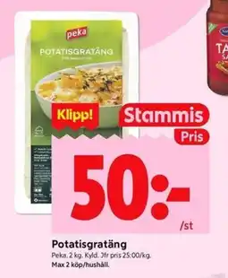 ICA Kvantum PEKA Potatisgratäng erbjuda