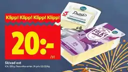 ICA Kvantum ICA Skivad ost erbjuda