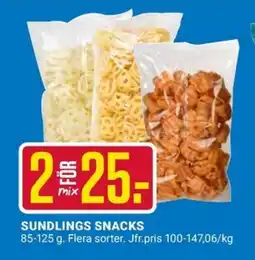 ÖoB Sundlings snacks erbjuda