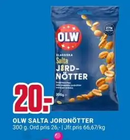 ÖoB OLW Salta jordnötter erbjuda
