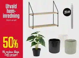 ÖoB Utvald hem- inredning erbjuda