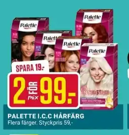 ÖoB PALETTE I.c.c hårfärg erbjuda