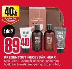 ÖoB MAN CARE Presentset necessär herr erbjuda