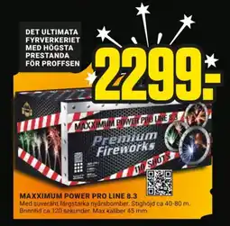 ÖoB Maxximum power pro line 8.3 erbjuda
