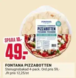 ÖoB FONTANA Pizzabotten erbjuda