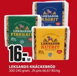 ÖoB LEKSANDS Knäckebröd erbjuda