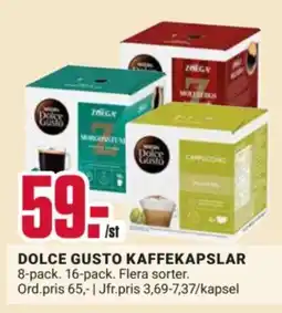 ÖoB DOLCE GUSTO Kaffekapslar erbjuda