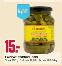 ÖoB LAZZAT Cornichons erbjuda