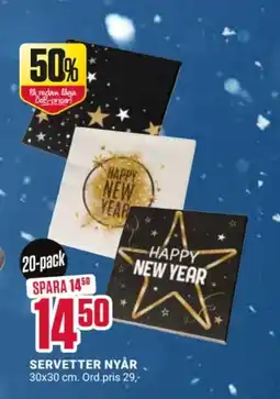 ÖoB Servetter nyår erbjuda