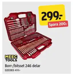 Jula Borr-/bitsset 246 delar erbjuda
