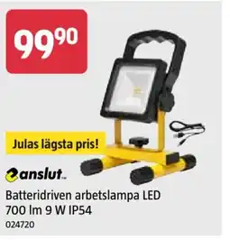 Jula Batteridriven arbetslampa LED 700 Im 9 W IP54 erbjuda