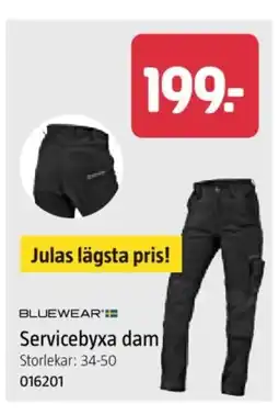 Jula Servicebyxa dam erbjuda