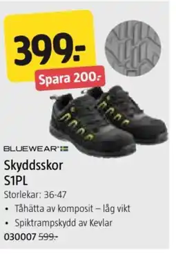 Jula Skyddsskor S1PL erbjuda