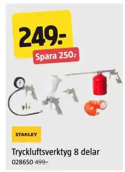 Jula Tryckluftsverktyg 8 delar erbjuda