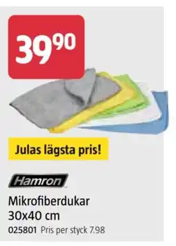 Jula Mikrofiberdukar erbjuda